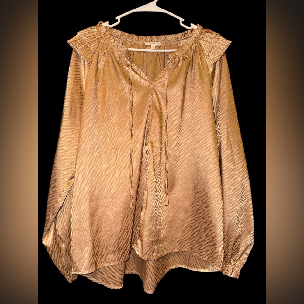 Easel Zebra Blouse